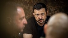 Volodymyras Zelenskis / Presidential Office of Ukraine / picture alliance / SvenSimon-ThePresidentialOfficeU