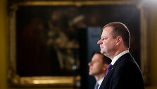Saulius Skvernelis BNS spaudos konferencijoje