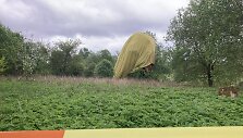 Oro baliono nelaimė Vilkų kampo kaime