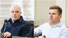 Vienas kaltinamųjų D.Dargis, nukentėjusysis T.Kasputis