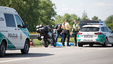 Motociklo avarija greitkelyje