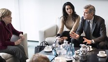Angela Merkel ir Clooney &scaron;eima
