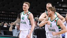 Marius Grigonis ir Thomasas Walkupas džiaugiasi dramati&scaron;ka pergale