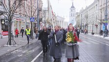 Advokatų eisena &bdquo;Teisingumo liepsna&ldquo;, skirta paminėti Lietuvos advokatūros dieną.