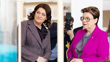 Diana Nausėdienė su Estijos pirmąja ponia Sirje Karis