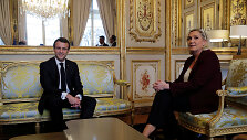 Emmanuelis Macronas ir Marie Le Pen