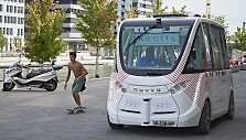 Autobusas be vairuotojo Lione