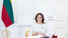 Prezidentas Gitanas Nausėda susitiko su jos karali&scaron;kąja prakilnybe Danijos kronprincese Mary