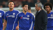Edenas Hazardas ir Jose Mourinho