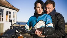 Noomi Rapace ir Michaelis Nyqvistas filme &bdquo;Mergina su drakono tatuiruote&ldquo; (2009 m.)