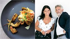 Jurga ir Paulius Jurkevičiai ir jų ruo&scaron;tas patiekalas