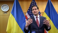  JAV valstybės sekretorius Marco Rubio  / FABRICE COFFRINI / AFP