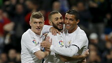 Toni Kroosas, Karimas Benzema ir Cristiano Ronaldo