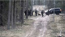 Pasieniečiai sulaikė migrantų grupę, kuri neteisėtai kirto Lietuvos sieną