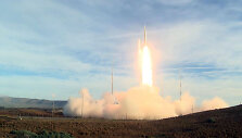 JAV balistinės raketos bandymas