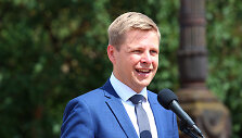Spaudos konferencija Luki&scaron;kių aik&scaron;tėje