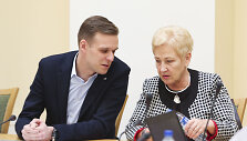 Gabrielius Landsbergis ir Irena Degutienė