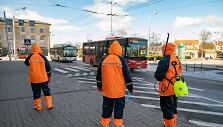 Vie&scaron;ojo transporto dezinfekcija Vilniuje