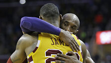 Kobe Bryantas ir LeBronas Jamesas