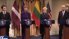 &bdquo;Saturday Night Live&ldquo; laidoje &ndash; D.Trumpo ir Baltijos &scaron;alių prezidentų susitikimo parodija