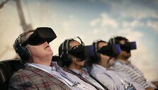 Virtualios realybės akinių demonstracija Las Vegase