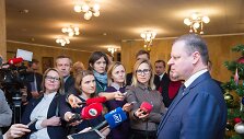 Žiniasklaidos prie&scaron;piečiai su Sauliumi Skverneliu