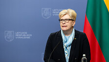Ingridos &Scaron;imonytės ir Europos Komisijos nario Thierry Bretono spaudos konferencija