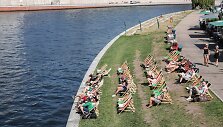 Kar&scaron;čio banga Berlyne 2019 metais: temperatūra kar&scaron;čio sala tapusiame mieste vir&scaron;ijo 40 &deg;C