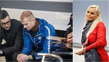 Kaltinamieji ir nukentėjusioji Vita Jakutienė teisme