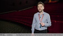 &bdquo;Kino pavasario&ldquo; orų prane&scaron;ėjas Silvestras Dikčius (video stop kadras)