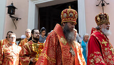 Religinė procesija aplink &Scaron;v. Dvasios vienuolyną