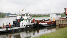 Į Kauną Nemuno atplukdytas transformatorius