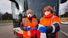 Vilniaus vie&scaron;ojo transporto dezinfekavimas