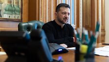 Ukrainos prezidentas Volodymyras Zelenskis / Pool /Ukrainian Presidentia / ZUMAPRESS.com