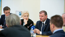 Irena Degutienė ir Saulius Skvernelis