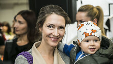Goda Jokubaitienė su sūnumi Jokūbu