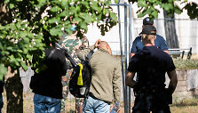 Migrantai atvežti į Rūdninkų poligoną