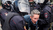 Nesankcionuotas protestas Maskvoje