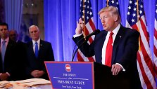 I&scaron;rinktojo JAV prezidento Donaldo Trumpo spaudos konferencija