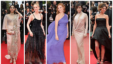 Kanų kino festivalio vie&scaron;nios: Sonam Kapoor, Jess Weixler, Jessica Chastain, Eva Longoria ir Cheryl Cole