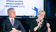 Gitanas Nausėda ir Ingrida &Scaron;imomytė