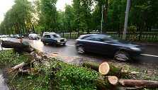 Uraganinio vėjo padariniai Maskvoje 
