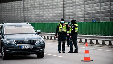 Kontrolės postas kelyje Kaunas - Vilnius