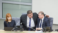 Jurgita Petrauskienė, Linas Antanas Linkevičius ir Saulius Skvernelis