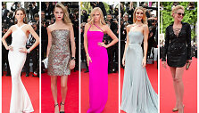 Kanų kino festivalio vie&scaron;nios: Izabel Goulart, Cara Delevingne, Lara Stone, Rosie Huntington-Whiteley ir Sharon Stone