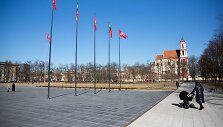 Saulėtas, bet vėsus pavasaris Vilniuje