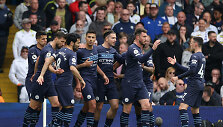 &bdquo;Manchester City&ldquo; futbolininkai &scaron;venčia įvartį