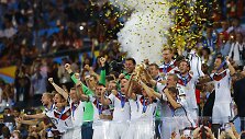 Vokietijos futbolininkai laimėjo 2014 metų Pasaulio futbolo čempionatą 