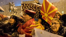 Protestas Makedonijos sostinėje Skopjė