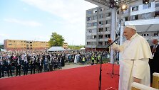Popiežius Pranci&scaron;kus Lunik IX rajone